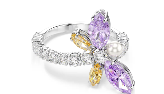Anello Swarovski Donna in Lega metallica 5737370 - 5737370